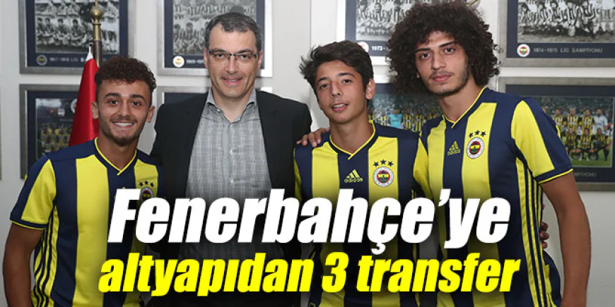 Altyapıdan Üç İmza: Bursaspor’un Gençleri Fenerbahçe’de