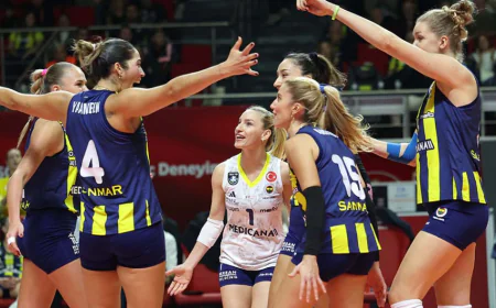 Fenerbahçe Medicana, Derbide Beşiktaş’ı Set Vermeden Geçti