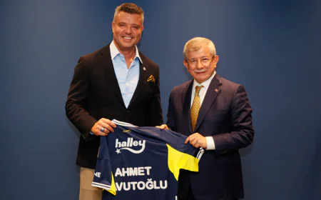 Gelecek Partisi Genel Başkanı Ahmet Davutoğlu’ndan Başkanımız Sadettin Saran’a Ziyaret