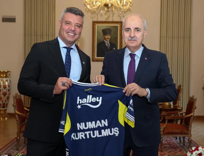 Başkan Sadettin Saran ve Yönetim Kurulu Üyesi Taner Sönmezer’den TBMM Başkanı Numan Kurtulmuş’a Ziyaret